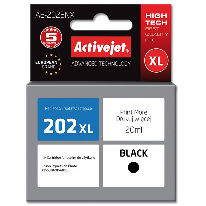 Consumabil AE-202BNX  Epson 202XL G14010 Supreme 20ml Black