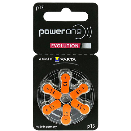 SET BATERII AUDITIVE POWER ONE EVOLUTION 675 VARTA