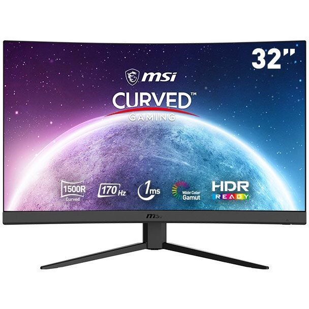 Monitor LED Gaming Curbat Optix G32CQ4DE E2 31.5 inch QHD VA 1ms 170Hz Black