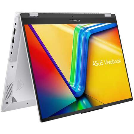 Laptop ASUS VivoBook S 16 Flip  Hybrid 2-in-1 16inch Touchscreen WUXGA AMD Ryzen 5 7530U 16GB DDR4-SDRAM 512GB SSD Wi-Fi 6E  Windows 11 Home Silver