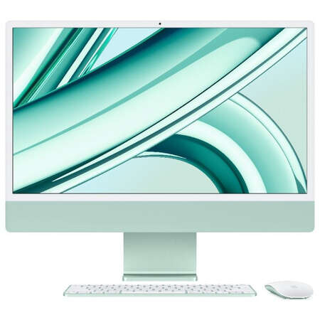 Sistem All in One Apple iMac 24 inch 4.5K Retina M3 24GB 512GB SSD macOS Sonoma Green
