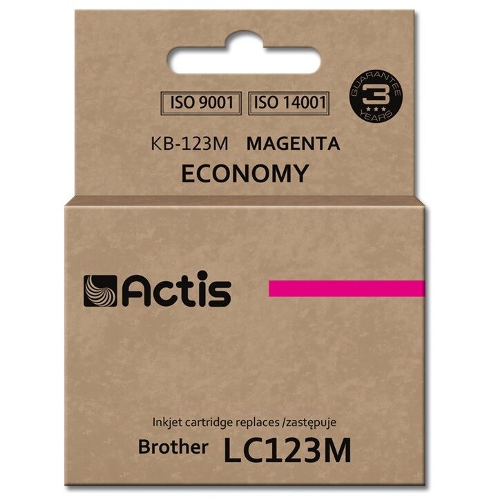 Consumabil KB-123M  Brother LC123M/LC121M Standard 10ml Magenta