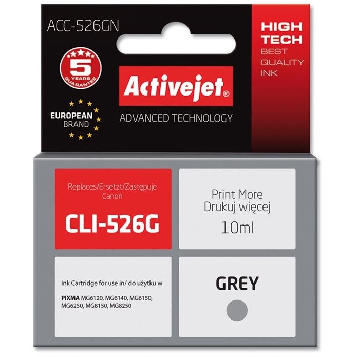 Consumabil ACC-526GN Canon CLI-526G Supreme 10ml Grey