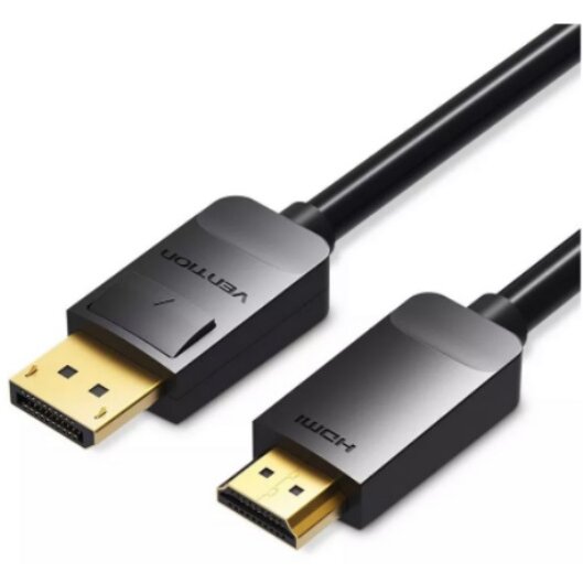 Cablu Vention DisplayPort - HDMI 3m Black