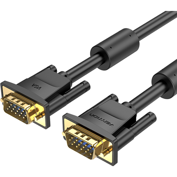Cablu Video Vention VGA - VGA 2m Black