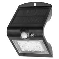 Lampa Solară Adviti SILOE AD-SL-6083BLR4 1.5 W Senzor De Mișcare Unghi De Detectie 120° 190lm IP65 4000K 1200mAh Negru