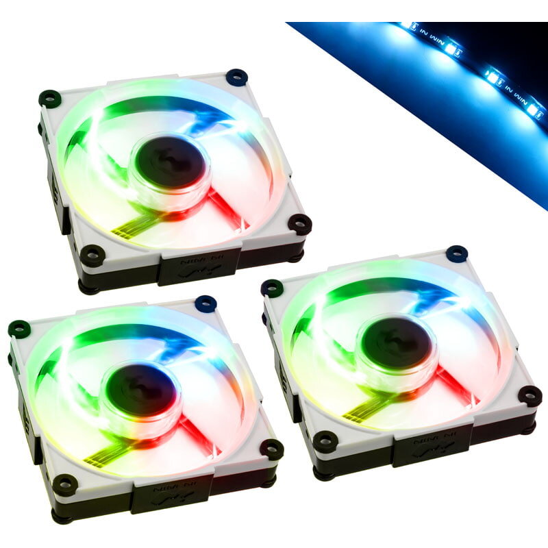 Ventilator Aurora RGB-LED  120mm 3Pack