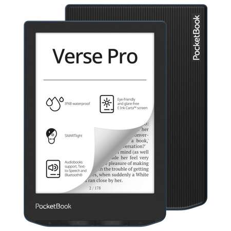 eBook Reader PocketBook Verse Pro 6inch Negru ITGalaxy.ro