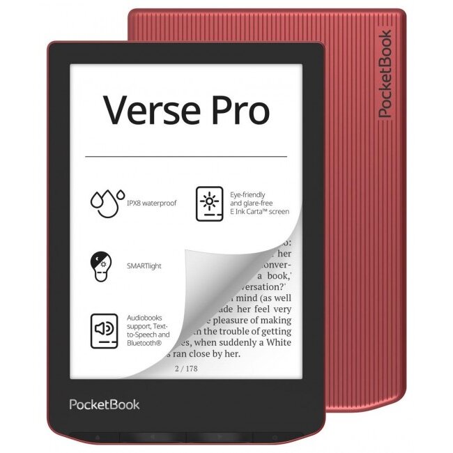 eBook Reader Verse Pro 6inch Rosu