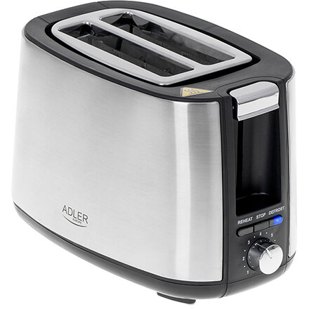 Toaster 7x Trepte De Rumenire 900W Argintiu