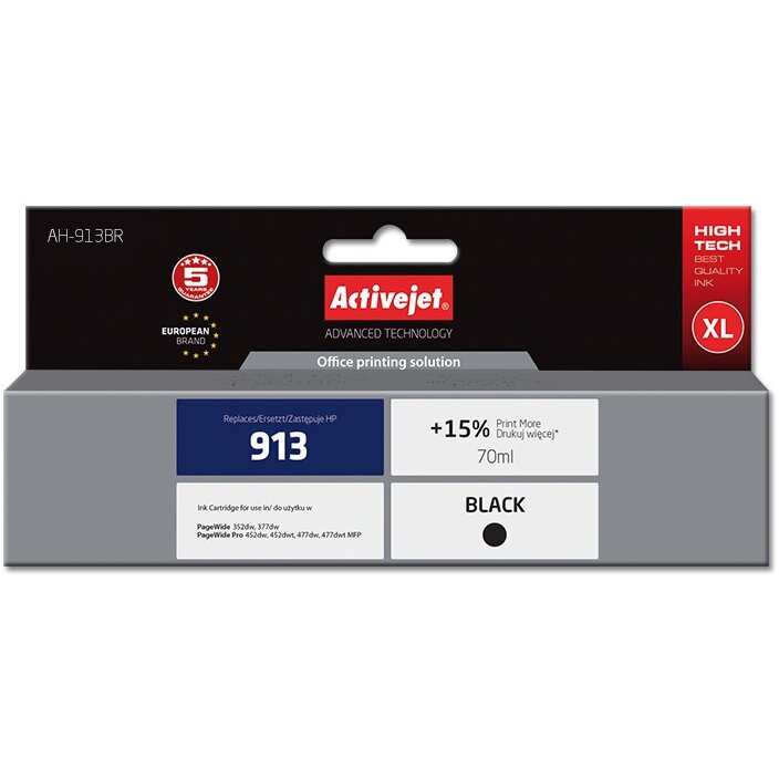 Consumabil AH-913BR  HP 913 L0R095AE Premium  70ml  Black