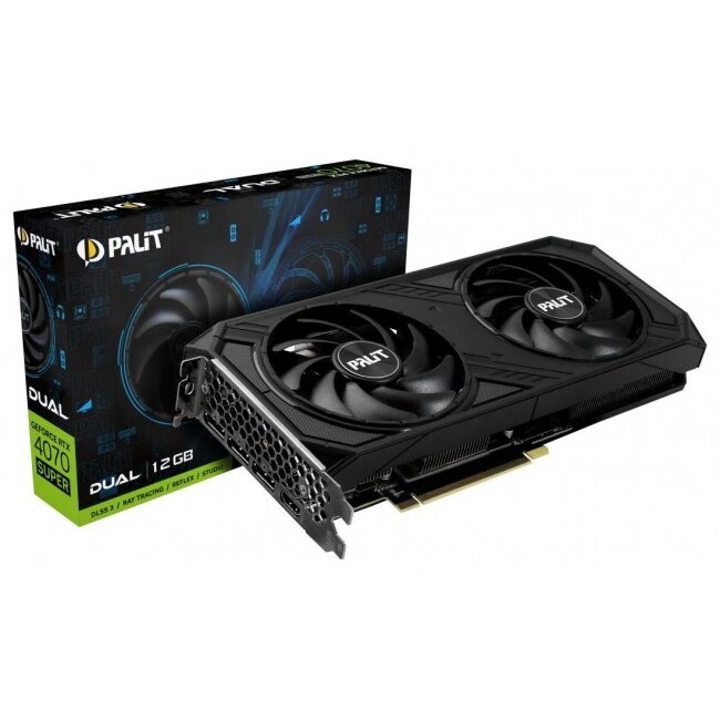 Placa Video GeForce RTX 4070 SUPER Dual 12GB GDDR6X DLSS 3