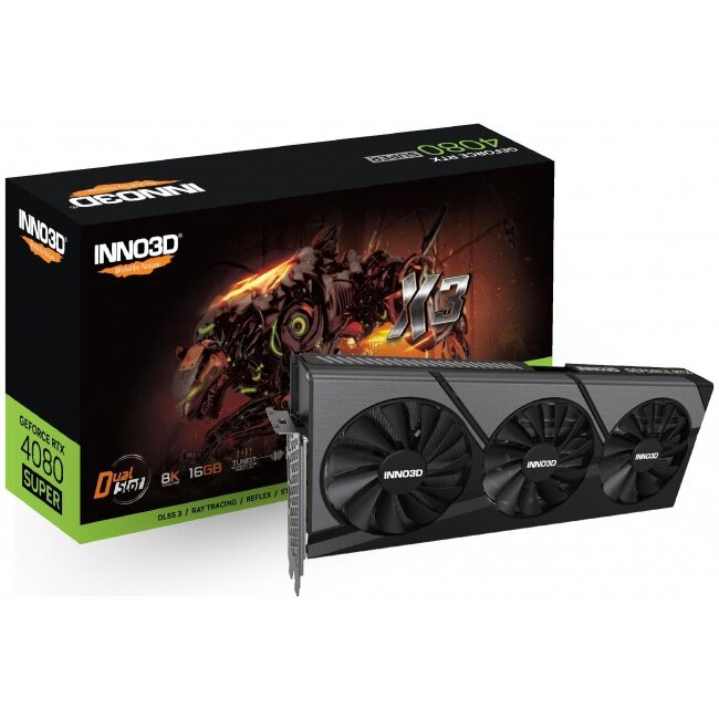 Placa Video GeForce RTX 4080 SUPER X3 16GB GDDR6X DLSS 3