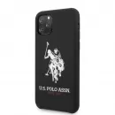 Cover US Polo Silicone Big Horse pentru iPhone 11 Pro Max Negru