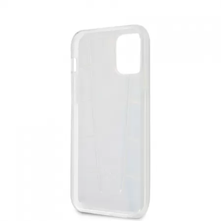 Husa Mercedes Cover  Line Iridescent pentru iPhone 12 Mini Clear