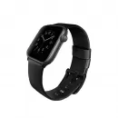 Apple Watch  Leather Mondain  pentru Series 3/4/5 6/SE 42/44mm Negru