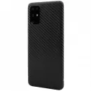 Cover Silicon Carbon pentru Samsung Galaxy S20 Ultra Negru