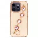 Cover Fashion Shiny Diamond pentru iPhone 12 Roz