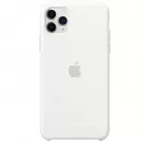 Cover Silicone  pentru iPhone 11 Pro Max  Alb