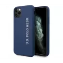 Cover US Polo Silicone Effect Kryt pentru iPhone 11 Pro Blue