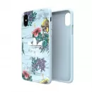 Cover  OR Snap Floral pentru iPhone X/XS Grey-Mint