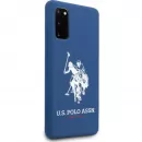 Cover US Polo Silicone pentru Samsung Galaxy S20 Albastra