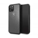 Cover  Heritage Carbon pentru iPhone 11 Pro  Negru