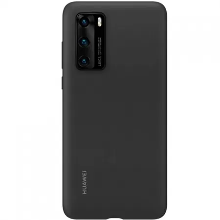 Husa Huawei Cover Silicone  pentru  P40 Black