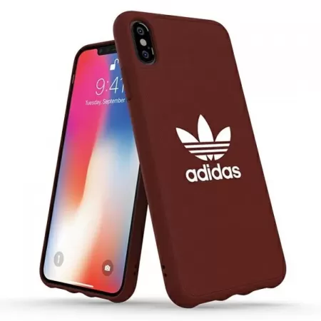 Husa Adidas Cover  Moulded Canvas pentru iPhone Xs Max Red