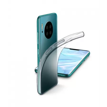 Husa Cellularline Cover  Silicon slim pentru Huawei Mate 30 Pro Transparent