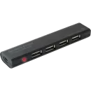 USB  Quadro Promt 4xUsb 0.5A Negru