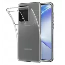 Cover Silicon Slim  Jacket pentru Samsung Galaxy S20 Ultra Transparent