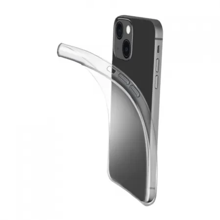 Husa Cellularline Cover  Silicon Fine Soft pentru iPhone 14 Transparent