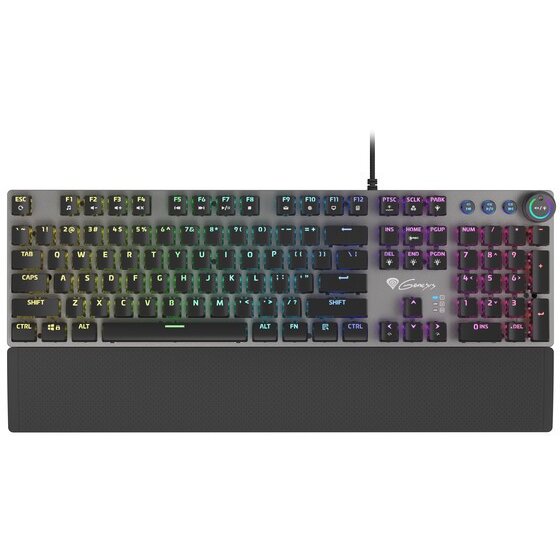 Tastatura  Mecanica Thor 380 RGB  Outemu Blue Negru