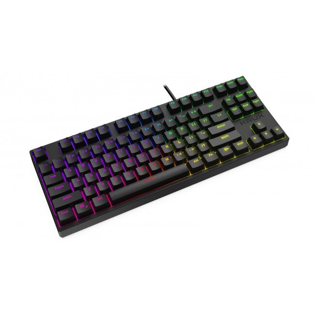 Tastatura  Mecanica Atax PRO RGB Gateron Brown TKL Negru