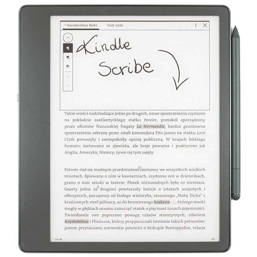 eBook Reader Scribe 10.2inch 16GB WiFi Premium Pen Gri