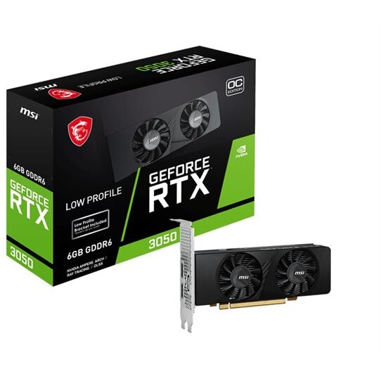 Placa Video GeForce RTX 3050 LP 6GB OC