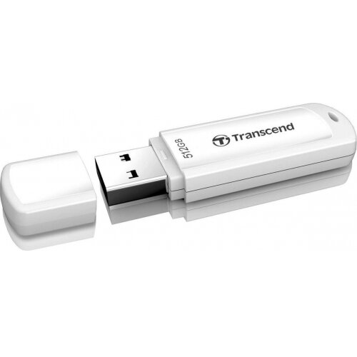 Memorie USB JetFlash 730 256GB USB Pen Drive Capless White