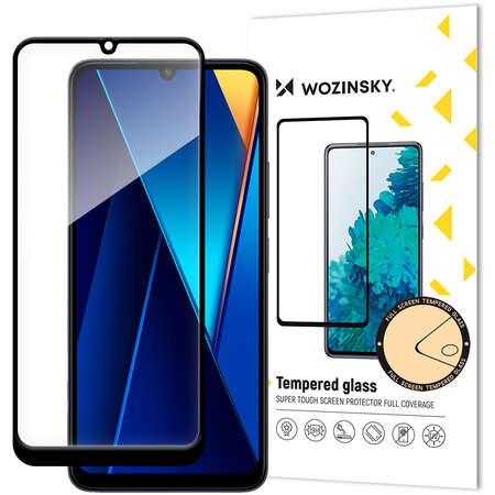 Folie protectie Wozinsky Full Glue Cover compatibila cu Xiaomi Poco C65 ...