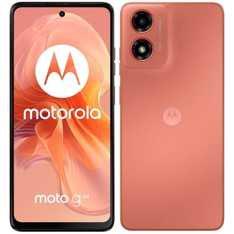 Telefon mobil Moto G04 64GB 4GB RAM Dual Sunrise Orange