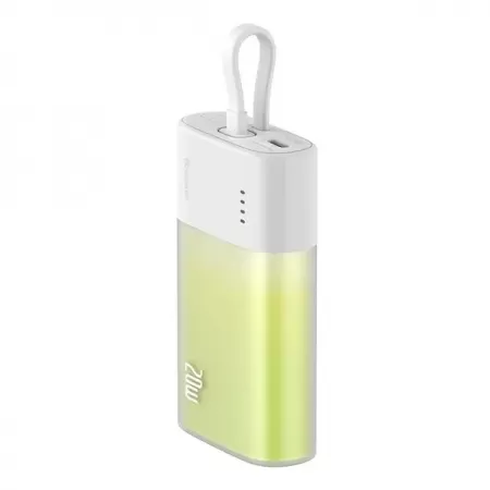 Baterie Externa Baseus Popsicle 5200mAh 20W Cablu Lightning Verde