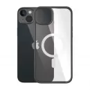 Cover Panzer Clear Case Magsafe pentru iPhone 13/14 Rama Negru