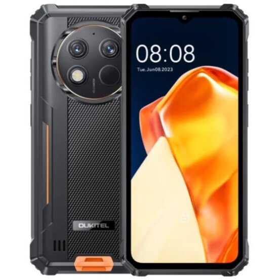 Telefon mobil WP28 256GB 8GB RAM Dual SIM 4G LTE Black Orange