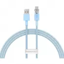 Explorer USB la USB-C 100W 6A Quick Charge 1m Albastru Deschis