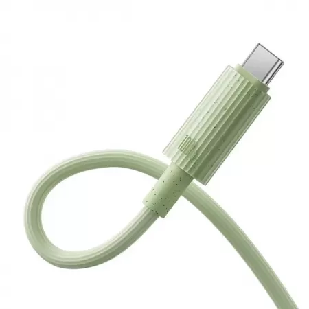 Cablu Date/Incarcare Baseus Habitat Series Incarcare rapida USB-C la USB-C 100W 2m Verde