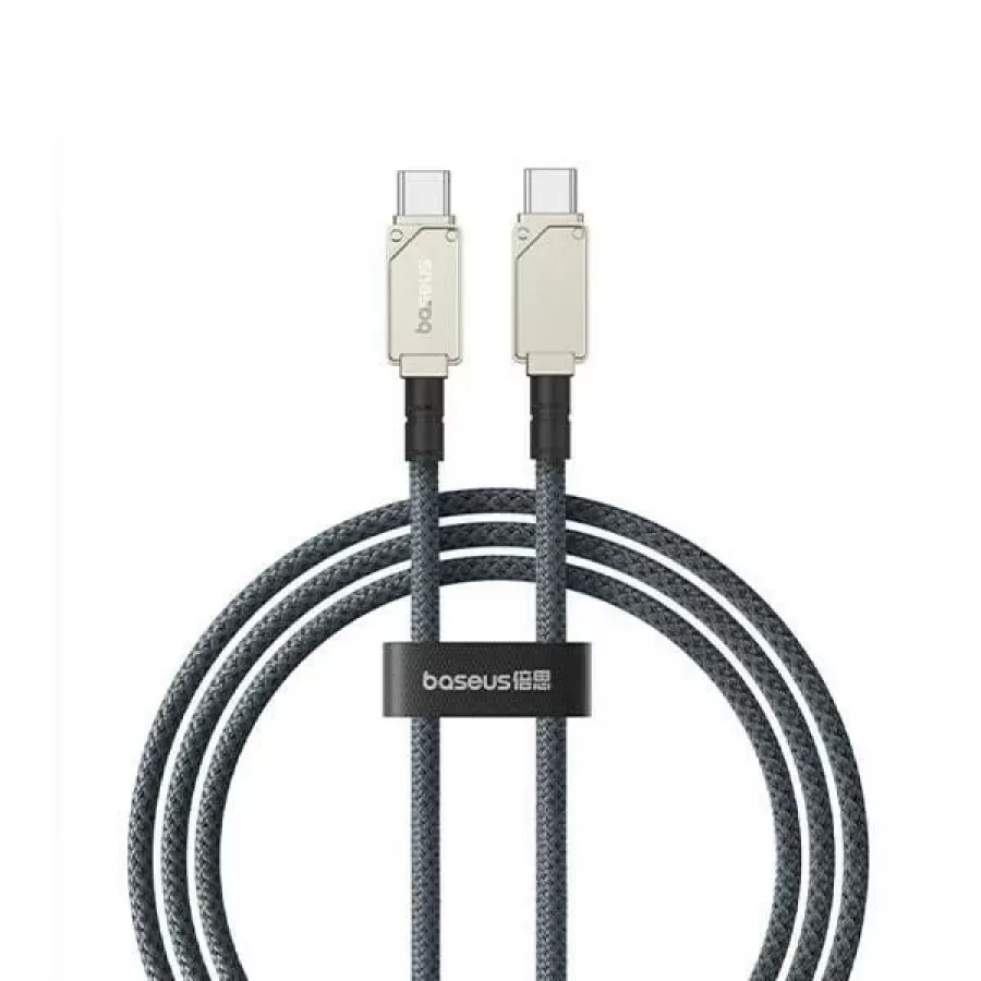 Cablu Date/Incarcare Baseus Unbreakable Series Încărcare rapidă USB-C la USB-C 100W 2m Alb