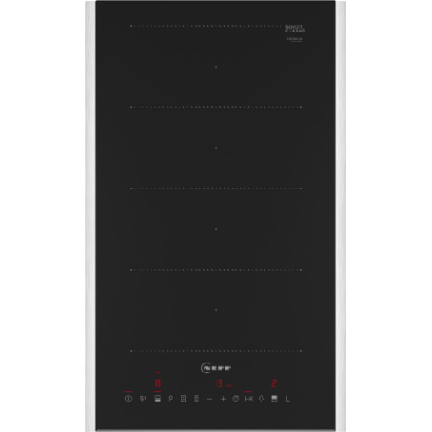 Plita Incorporabila T63TDX1L0 Inductie 2 Zone 30cm  Touch Control  Flex Zone Power Boost  Vitroceramica Negru