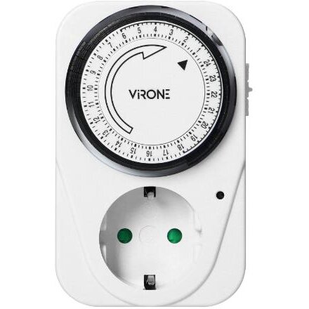 Priza Programabila VIRONE MT-1(GS) Schuko 230V 16A 3500W Alb