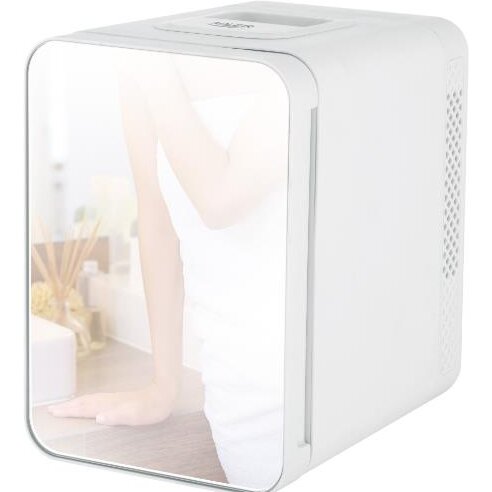 Mini Frigider AD 8085 Capacitate 4L 32-42W Usa Oglinda Incalzire/Racire AC 220-240V/DC12V Alb