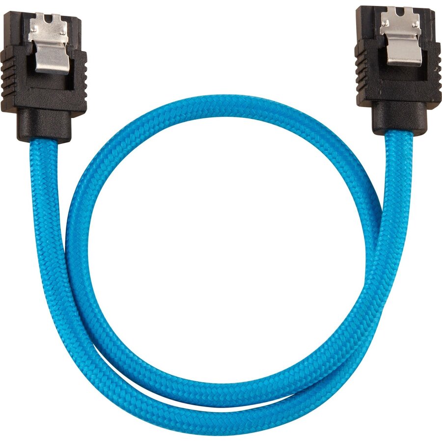Cablu SATA - SATA 30cm Blue